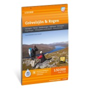 Grövelsjön Rogen 1:50 000 Calazo